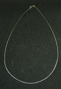 Collana d'argento semirigida 45cm